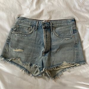 Agolde size 26 denim cut offs